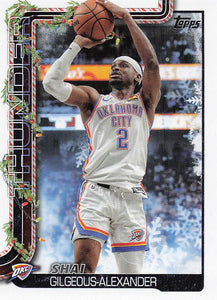 2025-26 Topps Holiday Basketball Shai Gilgeous-Alexander #H90