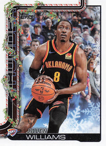 2025-26 Topps Holiday Basketball Jalen Williams #H91