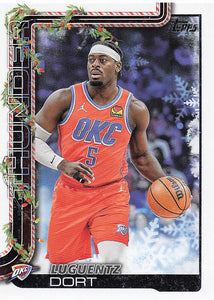 2025-26 Topps Holiday Basketball Luguentz Dort #H92
