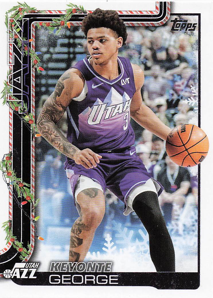 2025-26 Topps Holiday Basketball Keyonte George #H103