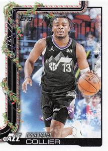 2025-26 Topps Holiday Basketball Isaiah Collier #H105