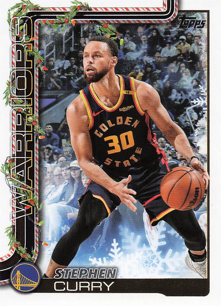 2025-26 Topps Holiday Basketball Stephen Curry #H106