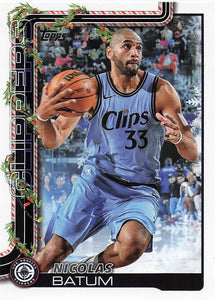 2025-26 Topps Holiday Basketball Nicolas Batum #H116