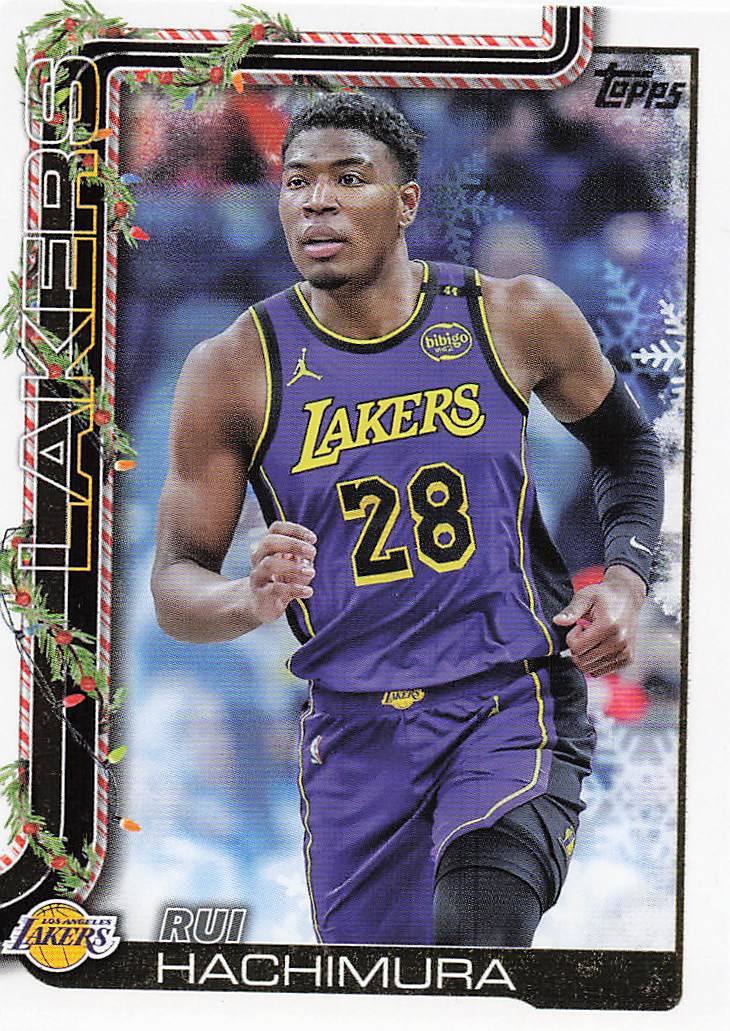2025-26 Topps Holiday Basketball Rui Hachimura #H123