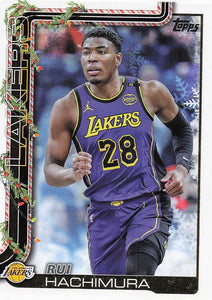 2025-26 Topps Holiday Basketball Rui Hachimura #H123