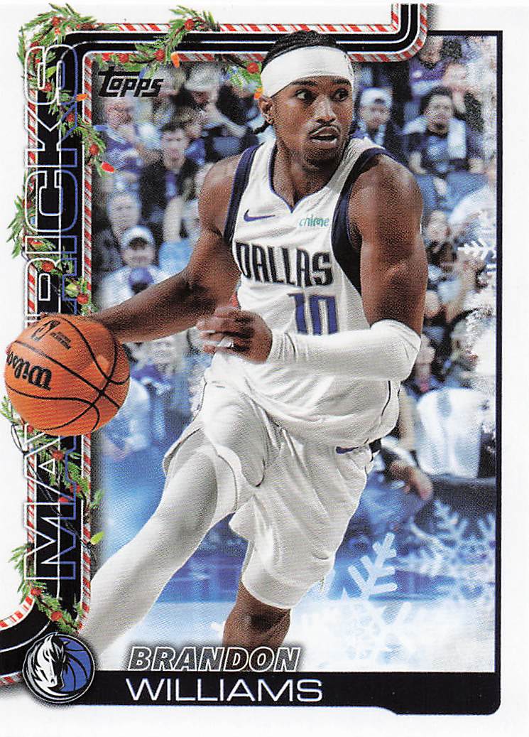 2025-26 Topps Holiday Basketball Brandon Williams #H138