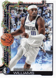 2025-26 Topps Holiday Basketball Brandon Williams #H138