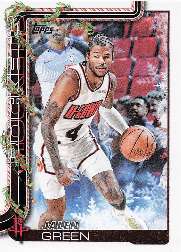 2025-26 Topps Holiday Basketball Jalen Green #H140
