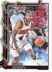 2025-26 Topps Holiday Basketball Jalen Green #H140