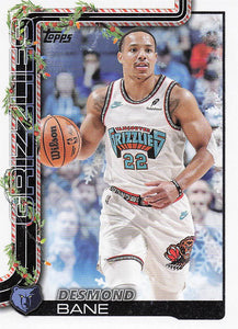 2025-26 Topps Holiday Basketball Desmond Bane #H149