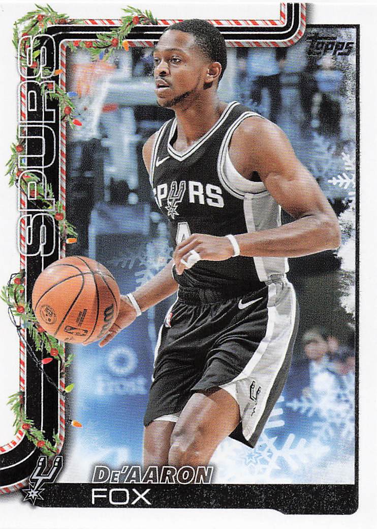 2025-26 Topps Holiday Basketball De'Aaron Fox #H157