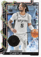 2025-26 Topps Holiday Basketball Stephon Castle #H158