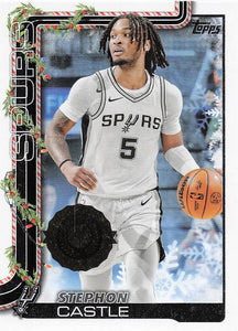 2025-26 Topps Holiday Basketball Stephon Castle #H158