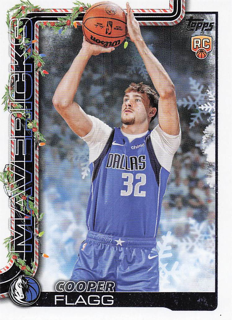 2025-26 Topps Holiday Basketball Cooper Flagg #H161 Rookie