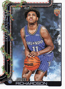 2025-26 Topps Holiday Basketball Jase Richardson #H185 Rookie