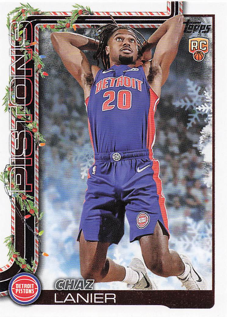 2025-26 Topps Holiday Basketball Chaz Lanier #H197 Rookie