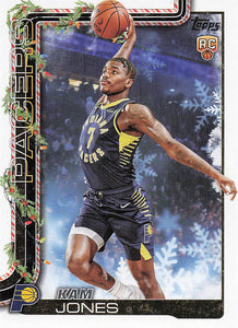 2025-26 Topps Holiday Basketball Kam Jones #H198 Rookie