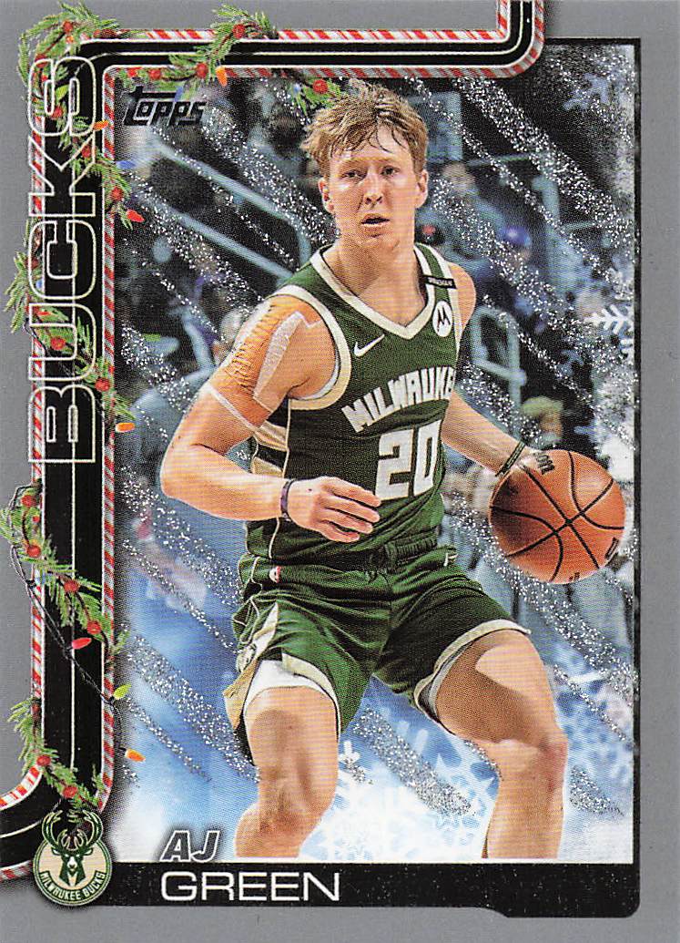 2025-26 Topps Holiday Basketball Glitter Holiday A.J. Green #H46