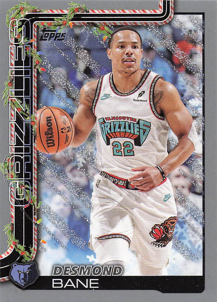 2025-26 Topps Holiday Basketball Glitter Holiday Desmond Bane #H149