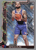 2025-26 Topps Holiday Basketball Glitter Holiday Johni Broome #H195 Rookie