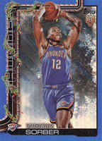 2025-26 Topps Holiday Blue Metallic Glitter Holiday Thomas Sorber #H175
