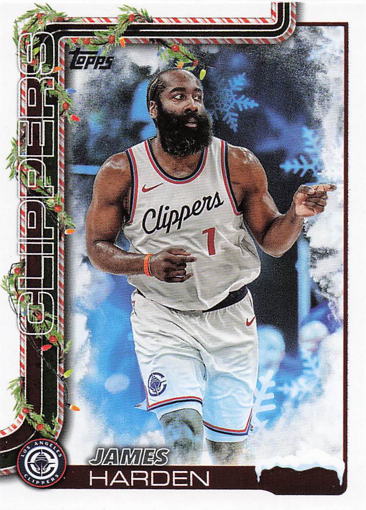 2025-26 Topps Holiday Basketball SSP Photo Variations James Harden #SSV-AE