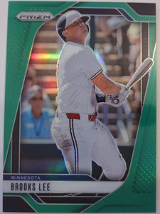 2025 Panini Prizm Baseball Green Prizms Brooks Lee #253
