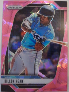 2025 Panini Prizm Baseball Pink Ice Prizms Dillon Head #55
