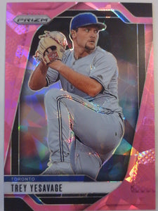 2025 Panini Prizm Baseball Pink Ice Prizms Trey Yesavage #81