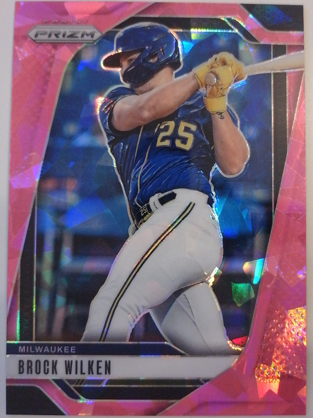 2025 Panini Prizm Baseball Pink Ice Prizms Brock Wilken #105