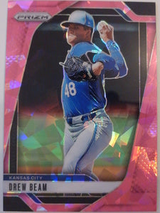 2025 Panini Prizm Baseball Pink Ice Prizms Drew Beam #121
