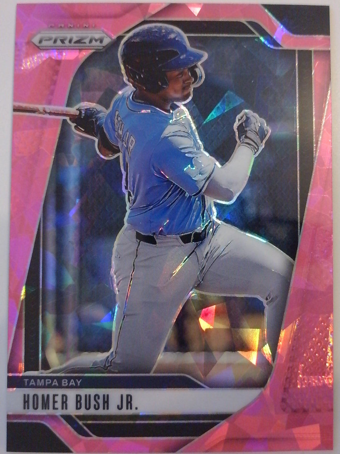 2025 Panini Prizm Baseball Pink Ice Prizms Homer Bush Jr. #127