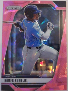 2025 Panini Prizm Baseball Pink Ice Prizms Homer Bush Jr. #127