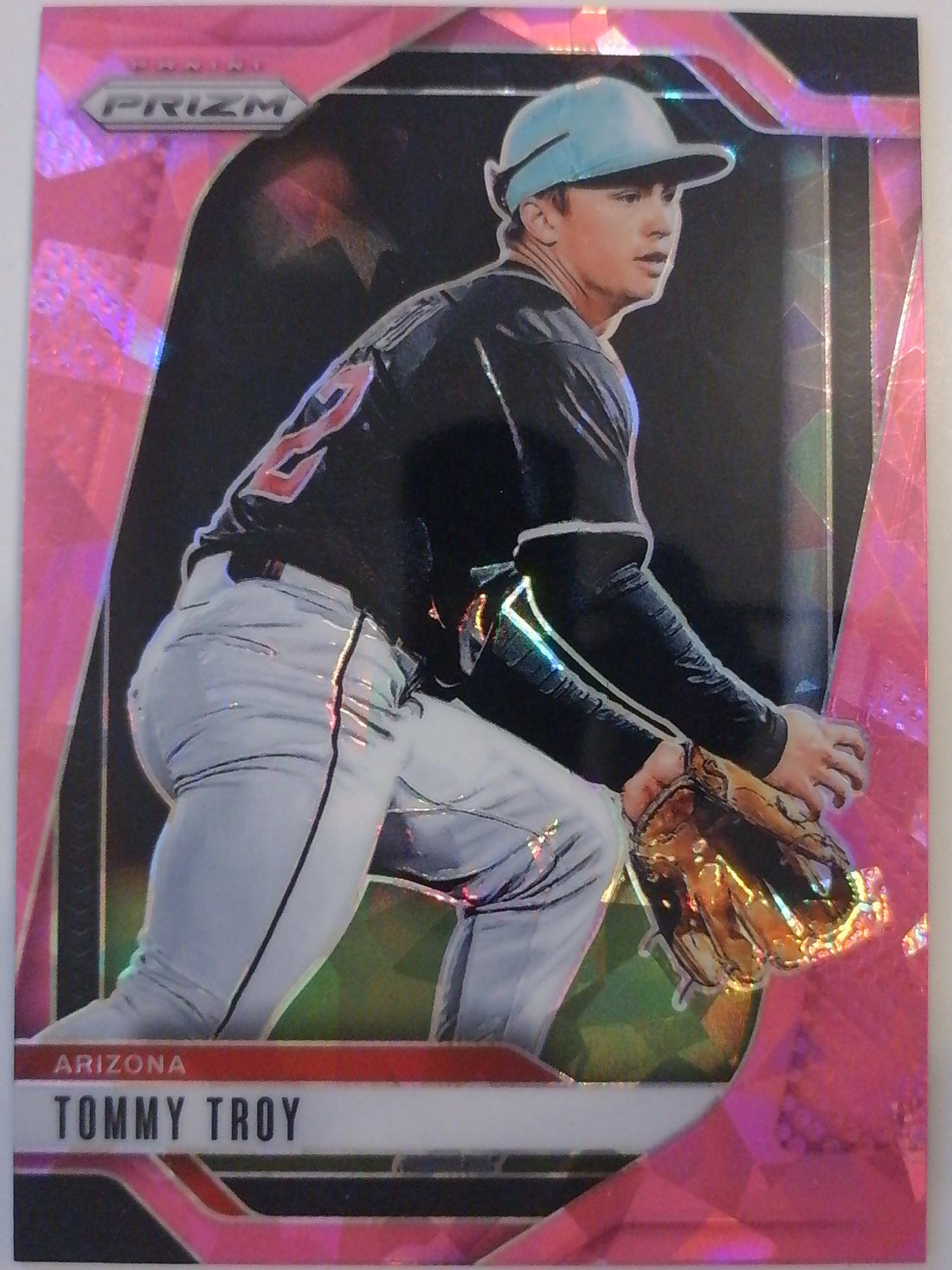 2025 Panini Prizm Baseball Pink Ice Prizms Tommy Troy #164