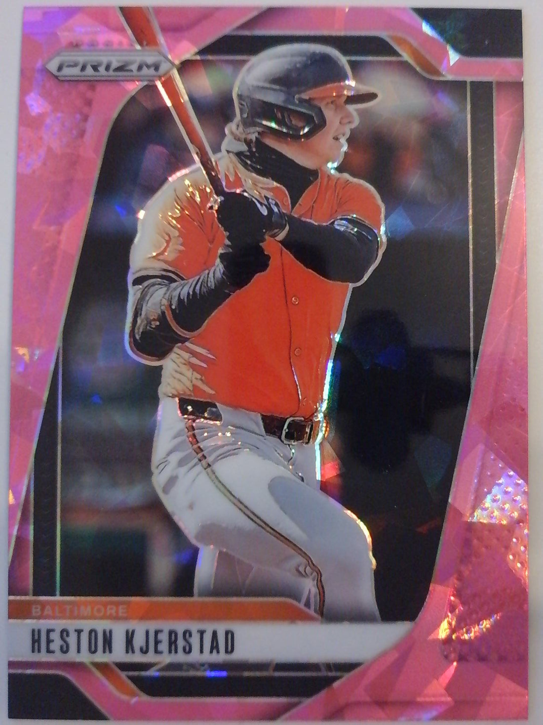 2025 Panini Prizm Baseball Pink Ice Prizms Heston Kjerstad #211