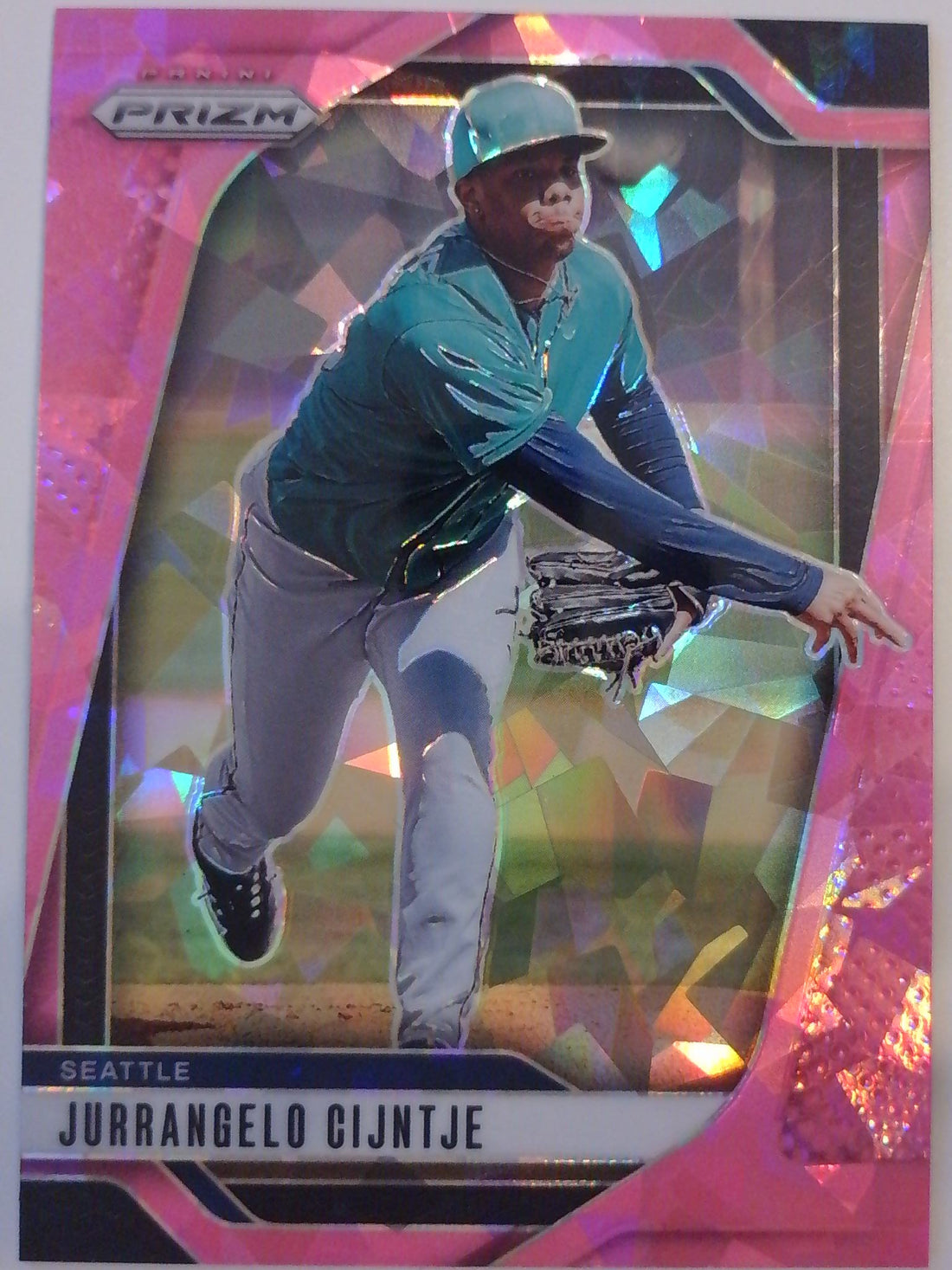 2025 Panini Prizm Baseball Pink Ice Prizms Jurrangelo Cijntje #238