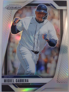 2025 Panini Prizm Baseball Silver Prizms Miguel Cabrera #233