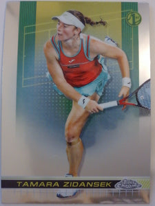 2024 Topps Chrome Tennis Tamara Zidansek #56