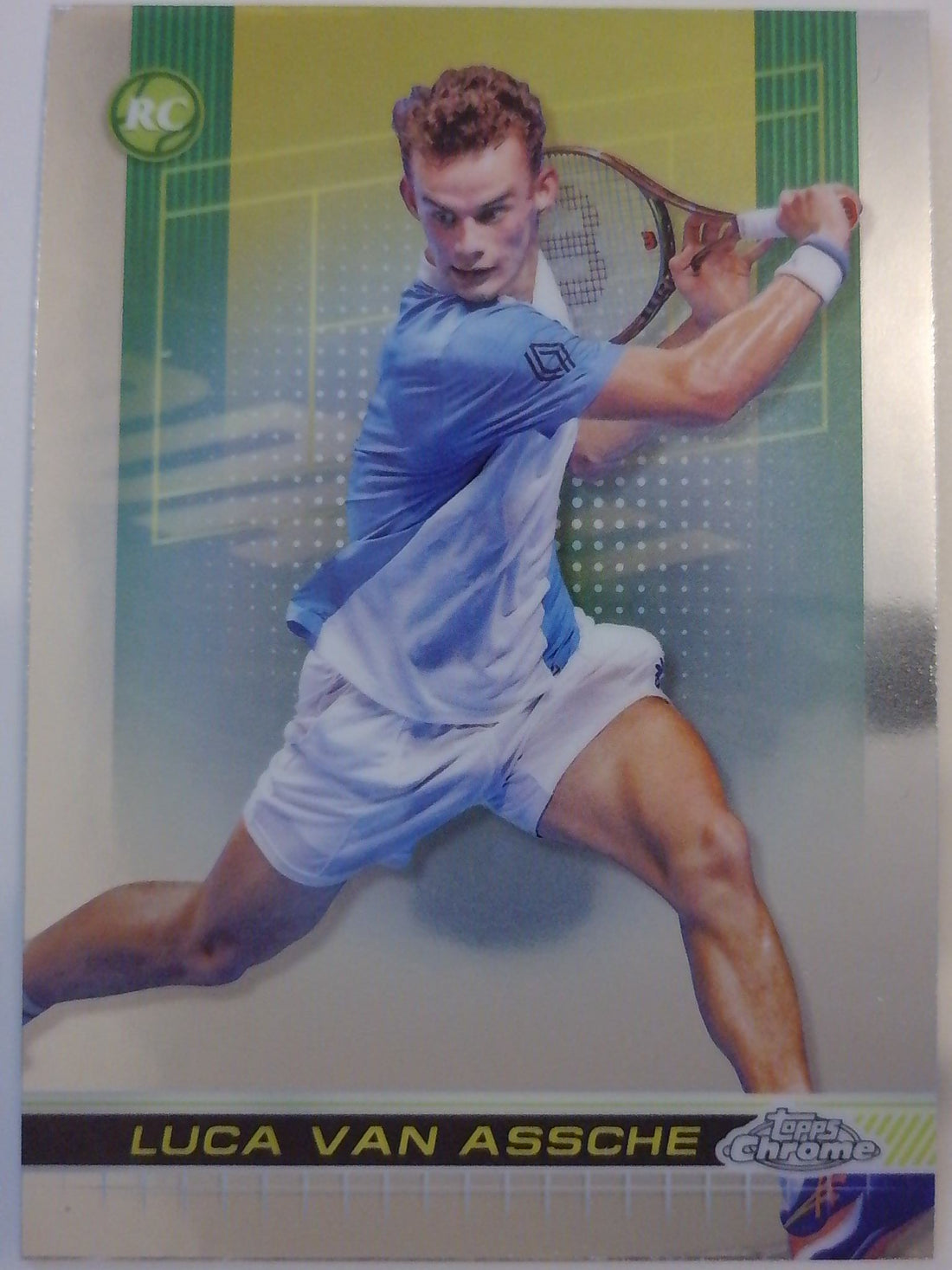 2024 Topps Chrome Tennis Luca Van Assche #122 Rookie