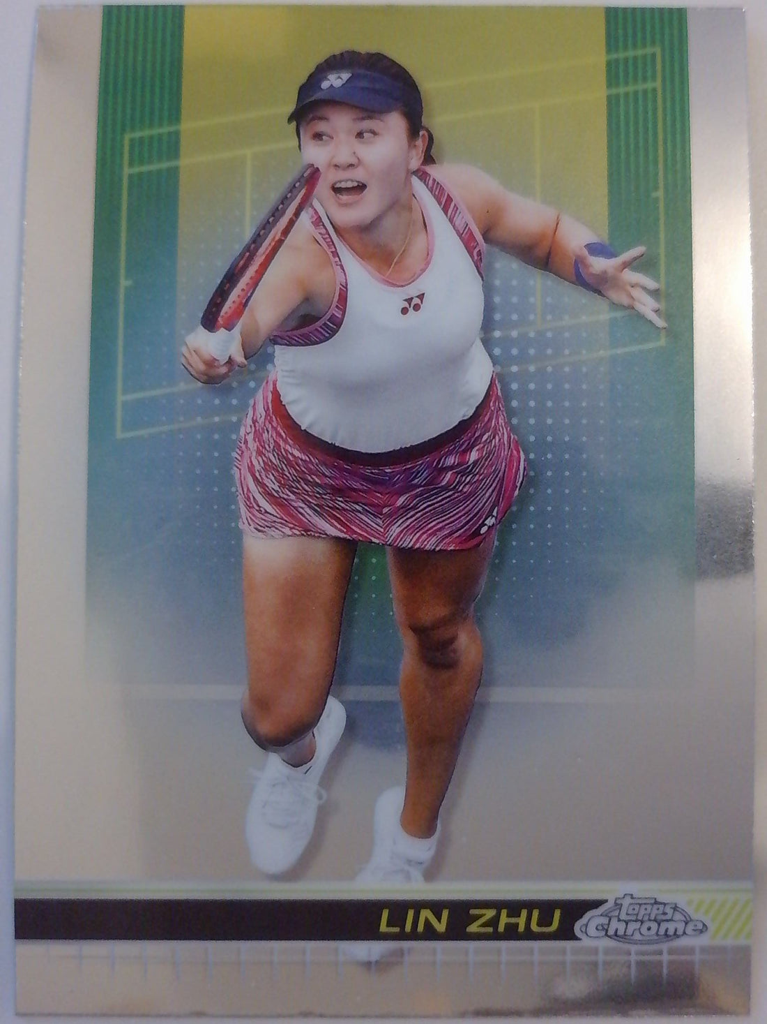 2024 Topps Chrome Tennis Lin Zhu #133