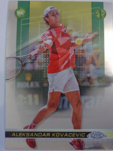 2024 Topps Chrome Tennis Aleksandar Kovacevic #138 Rookie