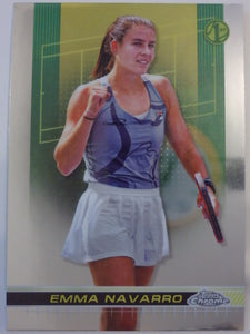 2024 Topps Chrome Tennis Emma Navarro #141 Rookie