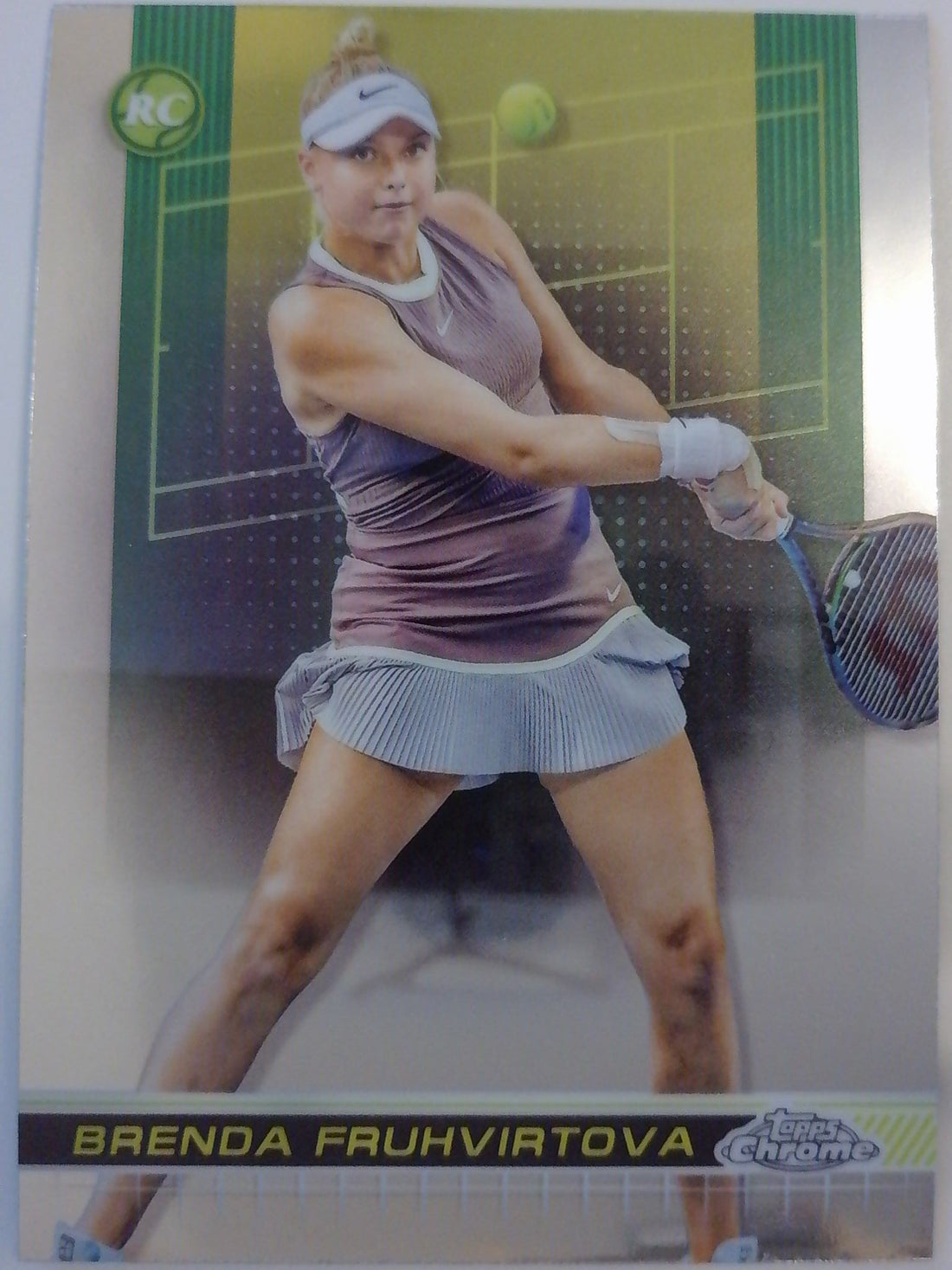 2024 Topps Chrome Tennis Brenda Fruhvirtova #156 Rookie