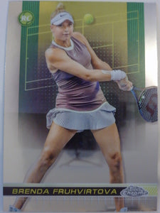 2024 Topps Chrome Tennis Brenda Fruhvirtova #156 Rookie
