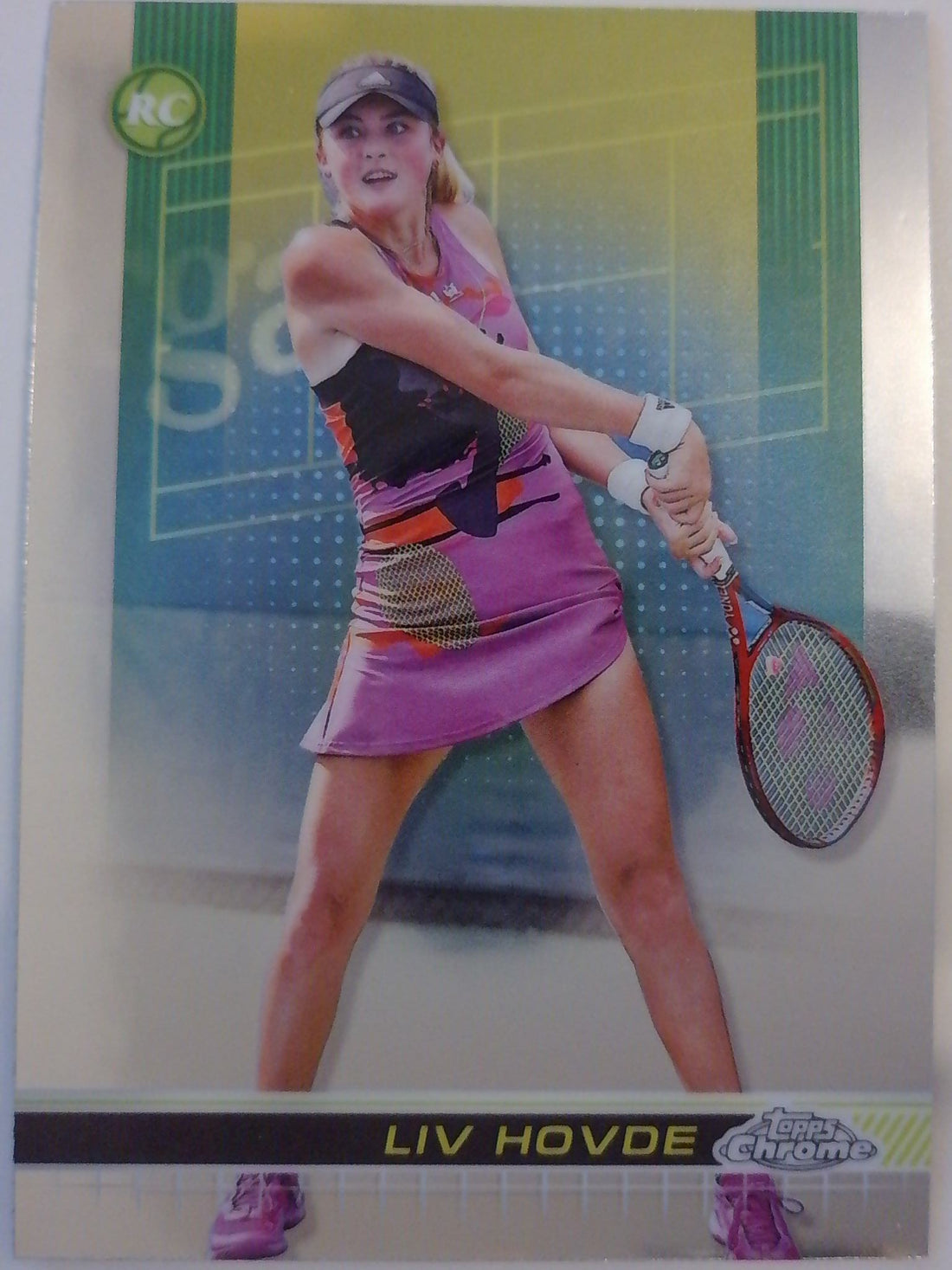 2024 Topps Chrome Tennis Liv Hovde #164 Rookie