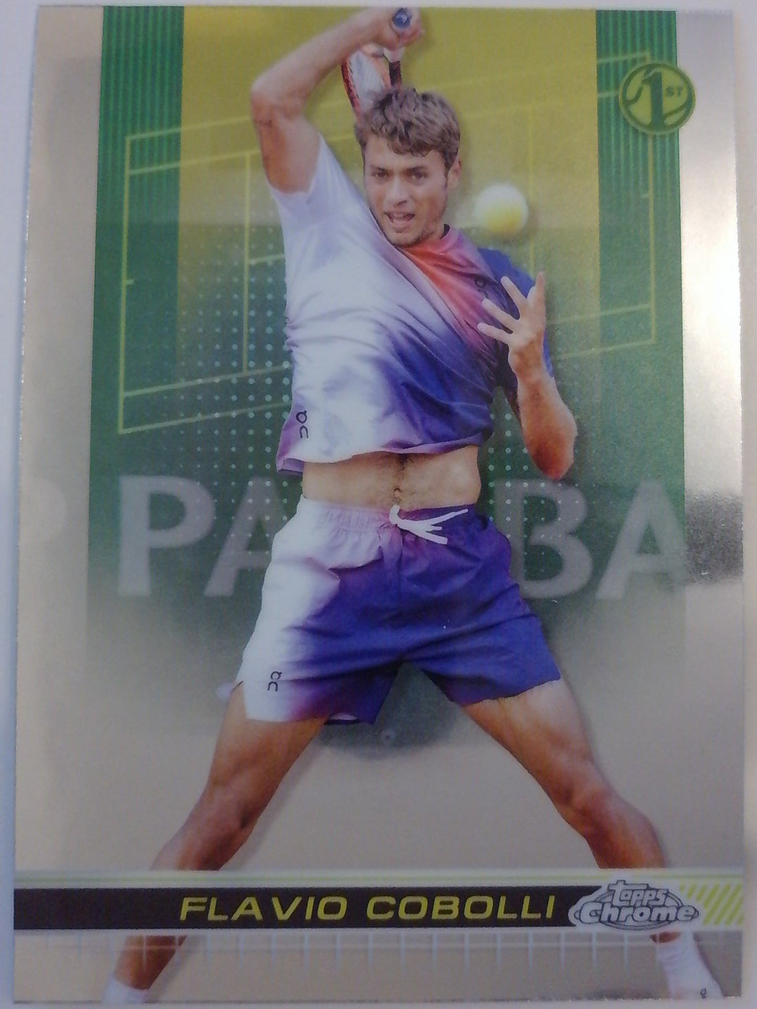 2024 Topps Chrome Tennis Flavio Cobolli #196 Rookie