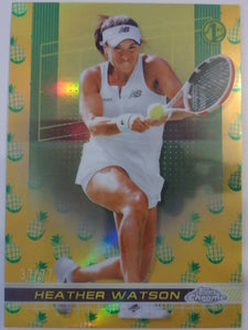 2024 Topps Chrome Tennis Pineapple Refractor 37/77 Heather Watson #194