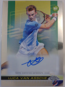 2024 Topps Chrome Tennis Autographs Luca Van Assche #TCA-LVA