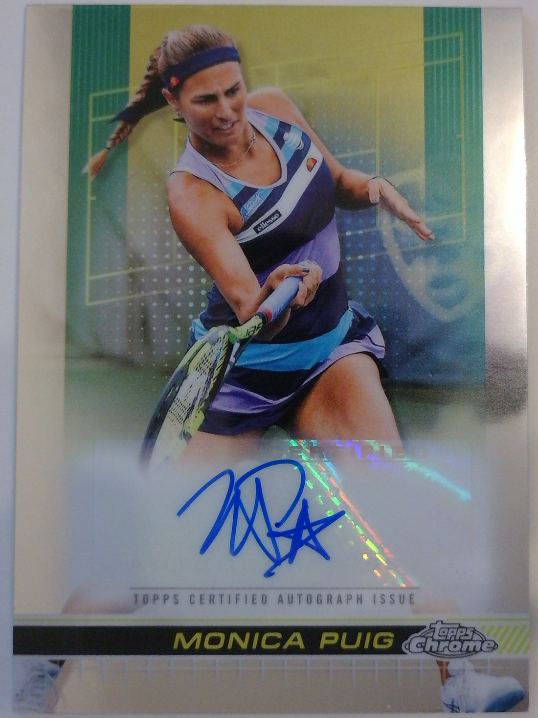 2024 Topps Chrome Tennis Autographs Monica Puig #TCA-MPG