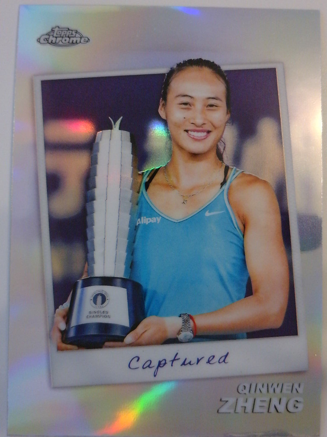 2024 Topps Chrome Tennis Qinwen Zheng #CTD-QZ
